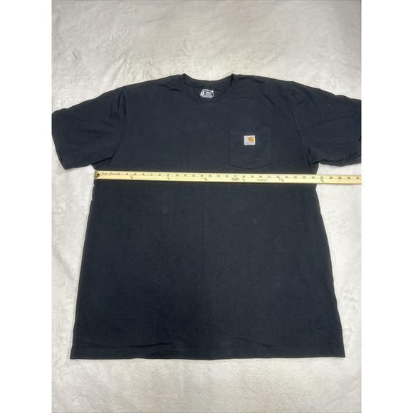 Carhartt T-Shirt Loose Fit Heavy Weight Short Sleeve Pocket Tee K87 Size 2XL - Picture 5 of 7